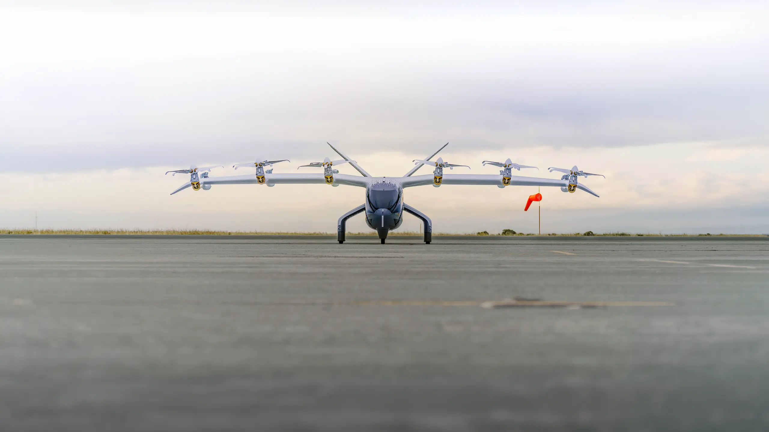 Play Video about Next generation electric air mobility aircraft on test runway